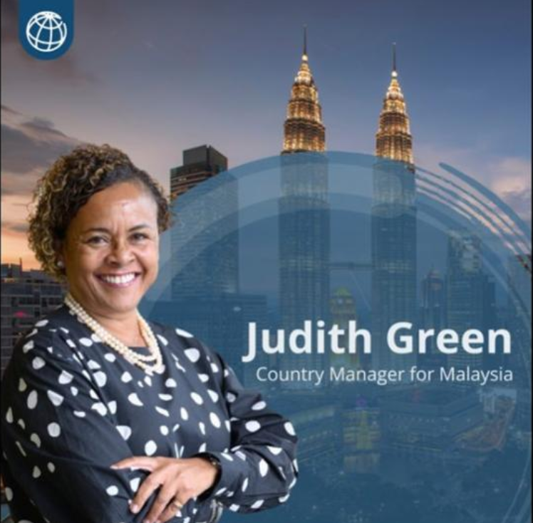 Bank Dunia lantik Judith Green dari Jamaica sebagai Pengurus Negara untuk Malaysia